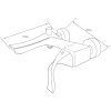 MEXEN/S - Estrella R02 vanová baterie se sprchou set, zlato 7233R02-50