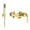 MEXEN/S - Estrella R02 vanová baterie se sprchou set, zlato 7233R02-50