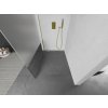MEXEN/S - Kioto L Sprchová zástěna WALK-IN 80 x 200, transparent/dekor, zlatá 800-080-103-50-35