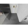 MEXEN/S - Kioto L Sprchová zástěna WALK-IN 90 x 200 cm, proužky, zlatá 800-090-103-50-09