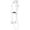 MEXEN - Peak nástěnný sprchový set s dešťovou sprchou a baterií, wyświetlacz LED, bílá 78106-20