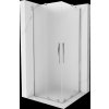 MEXEN/S - Velar Duo sprchový kout, posuvné dveře 90 x 90 cm, dekor, chrom 871-090-090-32-01