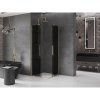 MEXEN/S - Velar Duo sprchový kout, posuvné dveře 90 x 90 cm, grafit, zlato 871-090-090-42-50