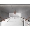 MEXEN/S - Velar Duo Dvoukřídlá posuvná vanová zástěna 170 x 150 cm, transparent, růžové zlato 896-170-000-02-60