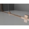 MEXEN/S - Velar posuvné sprchové dveře Walk-in 90 cm, transparent, růžové zlato 871-090-000-03-60