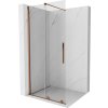 MEXEN/S - Velar posuvné sprchové dveře Walk-in 100 cm, transparent, růžové zlato 871-100-000-03-60