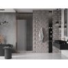 MEXEN/S - Velar posuvné sprchové dveře 90 cm, dekor, růžové zlato 871-090-000-31-60
