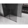 MEXEN/S - Velar Sprchová zástěna posuvná Walk-in 140 x 200 cm, grafit 8 mm, grafit kartáčovaná 871-140-000-43-66