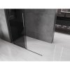 MEXEN/S - Velar Sprchová zástěna posuvná Walk-in 140 x 200 cm, grafit 8 mm, grafit kartáčovaná 871-140-000-43-66