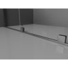 MEXEN/S - Velar posuvné sprchové dveře 140 cm, grafit, grafit kartáčovaná 871-140-000-41-66