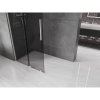 MEXEN/S - Velar Sprchová zástěna posuvná Walk-in 90 x 200 cm, grafit 8 mm, nikl kartáčovaná 871-090-000-43-97