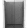 MEXEN/S - Velar posuvné sprchové dveře 130 cm, grafit, grafit metal 871-130-000-41-95
