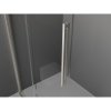 MEXEN/S - Velar Sprchová zástěna posuvná Walk-in 110 x 200 cm, dekor 8 mm, nikl kartáčovaný 871-110-000-33-97