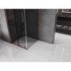 MEXEN/S - Velar sprchový kout, posuvné dveře 120 x 120 cm, grafit, růžové zlato - 871-120-0120-41-60 871-120-120-41-60