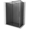 MEXEN/S - Velar sprchový kout, posuvné dveře 130 x 75 cm, grafit, grafit metal 871-130-075-41-95