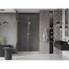 MEXEN/S - Velar L Duo posuvné sprchové dveře 140 cm, transparent, zlatá 871-140-003-02-50