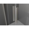 MEXEN/S - Velar L Duo posuvné sprchové dveře 140 cm, grafit, nikl kartáčovaný 871-140-003-42-97