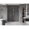 MEXEN/S - Velar L Duo posuvné sprchové dveře 170 cm, transparent, nikl kartáčovaný 871-170-003-02-97