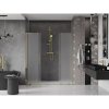 MEXEN/S - Velar L Duo posuvné sprchové dveře 180 cm, dekor, zlatá 871-180-003-32-50