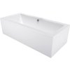 MEXEN/S - Cube obdélníková vana 180 x 90 cm s panelem, bílá 55051809000X