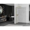 MEXEN/S - Kioto L Sprchová zástěna WALK-IN 85 x 200, transparent, zlatá kartáčovaná 800-085-103-55-00