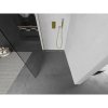 MEXEN/S - Kioto L Sprchová zástěna WALK-IN 85 x 200, transparent, zlatá kartáčovaná 800-085-103-55-00