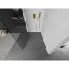 MEXEN/S - Kioto L Sprchová zástěna WALK-IN 95 x 200, transparent, zlatá kartáčovaná 800-095-103-55-00