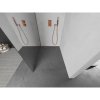 MEXEN/S - Kioto L Sprchová zástěna WALK-IN 80 x 200, zrcadlové, růžové zlato 800-080-103-60-50