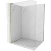 MEXEN/S - KiotoL Sprchová zástěna WALK-IN Walk-in 80 x 200 cm, transparent, zlatá kartáčovaná 800-080-103-55-06