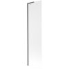 MEXEN/S - Next L vanová zástěna FIX 50 x 150 cm, vzor, gun gray kartáčovaný 895-050-000-03-30-66