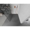 MEXEN/S - Kioto L Sprchová zástěna WALK-IN 90 x 200 cm, bílý vzor, růžové zlato 800-090-103-60-85