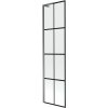 MEXEN/S - Next L vanová zástěna FIX 50 x 150 cm, černá vzor, grafit metal 895-050-000-03-77-95