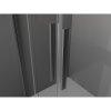 MEXEN/S - Velar L Duo sprchový kout, posuvné dveře 100 x 100 cm, grafit, grafit metal 871-100-100-02-43-95
