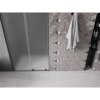 MEXEN/S - Velar L posuvné sprchové dveře 110 cm, dekor, grafit metal 871-110-003-31-95