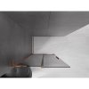 MEXEN/S - Velar L Sprchová zástěna posuvná Walk-in 120 x 200 cm, grafit 8 mm, růžové zlato 871-120-003-43-60