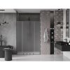 MEXEN/S - Velar L Duo posuvné sprchové dveře 140 cm, dekor, grafit metal 871-140-003-32-95