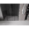 MEXEN/S - Velar L Duo posuvné sprchové dveře 140 cm, grafit, grafit metal 871-140-003-42-95