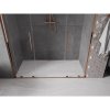 MEXEN/S - Velar L Duo posuvné sprchové dveře 170 cm, transparent, růžové zlato 871-170-003-02-60