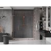 MEXEN/S - Velar L Duo posuvné sprchové dveře 170 cm, transparent, růžové zlato 871-170-003-02-60