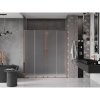 MEXEN/S - Velar L Duo posuvné sprchové dveře 200 cm, dekor, růžové zlato 871-200-003-32-60