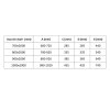 MEXEN - Exo sprchové dveře křídlové 90 cm, transparent, černá 8182-090-000-70-00