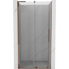 MEXEN/S - Velar L posuvné sprchové dveře 100 cm, transparent, růžové zlato 871-100-003-01-60