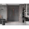 MEXEN/S - Velar L Duo posuvné sprchové dveře 180 cm, transparent, růžové zlato 871-180-003-02-60