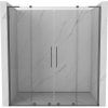 MEXEN/S - Velar L Duo posuvné sprchové dveře 180 cm, transparent, grafit metal 871-180-003-02-95