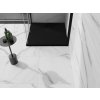 MEXEN/S - Stone+ čtvercová sprchová vanička 80 x 80, černá, mřížka černá 44708080-B
