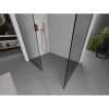 MEXEN/S - Kioto Sprchová zástěna WALK-IN 110 x 90 cm, transparent, měď kartáčovaný 800-110-202-65-00-090