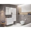 CERSANIT - NÁBYTKOVÉ UMYVADLO MODUO SLIM 60X38 BOX K116-010