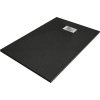 MEXEN/S - Hugo sprchová vanička SMC 130x90, černá, krytka nerez 42709013-X
