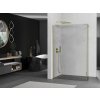 MEXEN/S - Kioto Sprchová zástěna WALK-IN 125 x 30 cm, transparent, zlatá 800-125-212-50-00-030