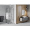 MEXEN - Rio sprchový kout čtverec 90x90 cm proužky, chrom 860-090-090-01-20